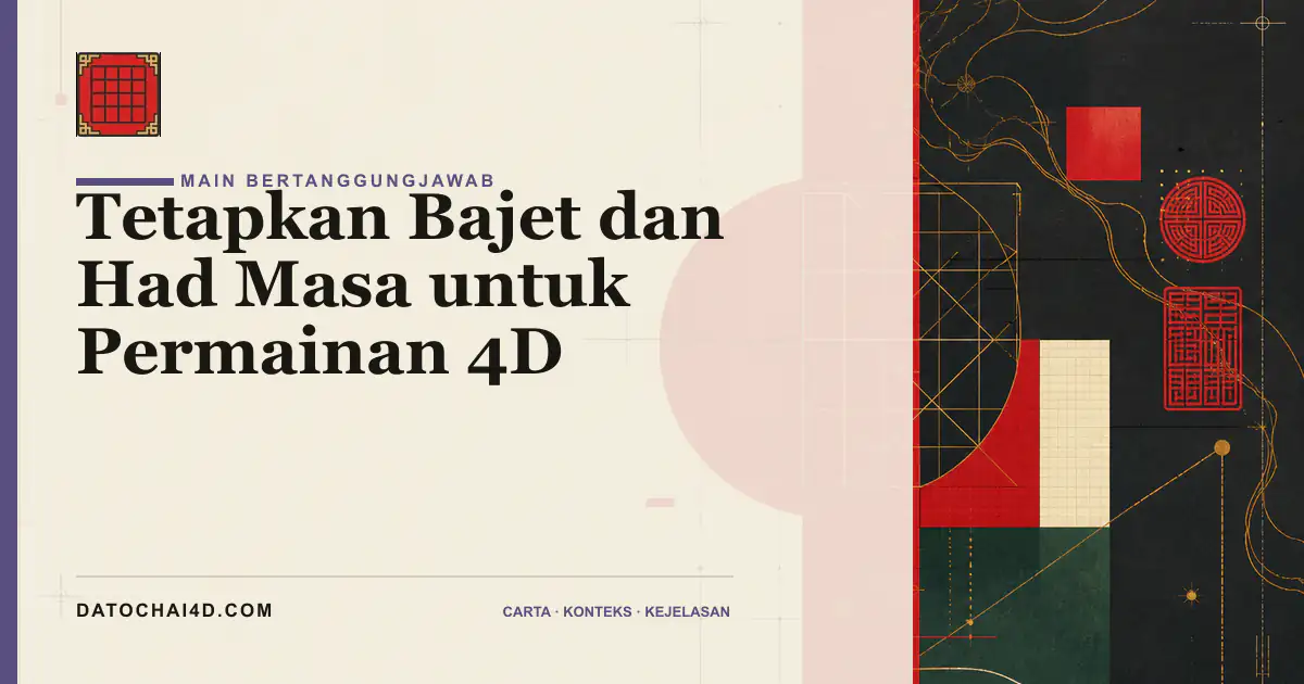 Tetapkan Bajet dan Had Masa untuk Permainan 4D