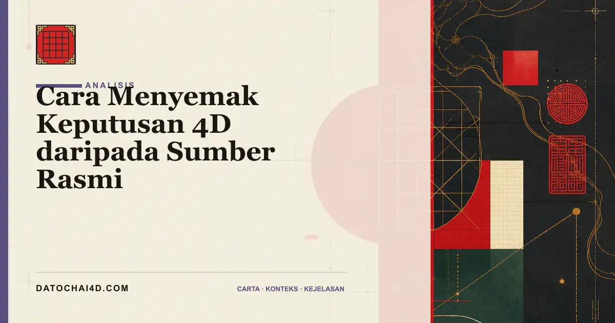 Cara Menyemak Keputusan 4D daripada Sumber Rasmi