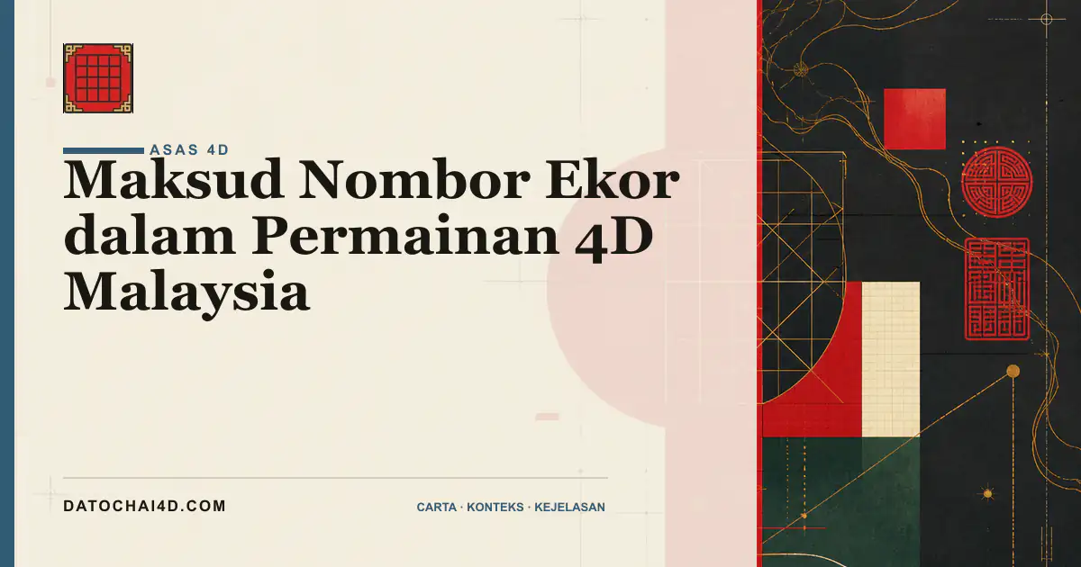 Maksud Nombor Ekor dalam Permainan 4D Malaysia
