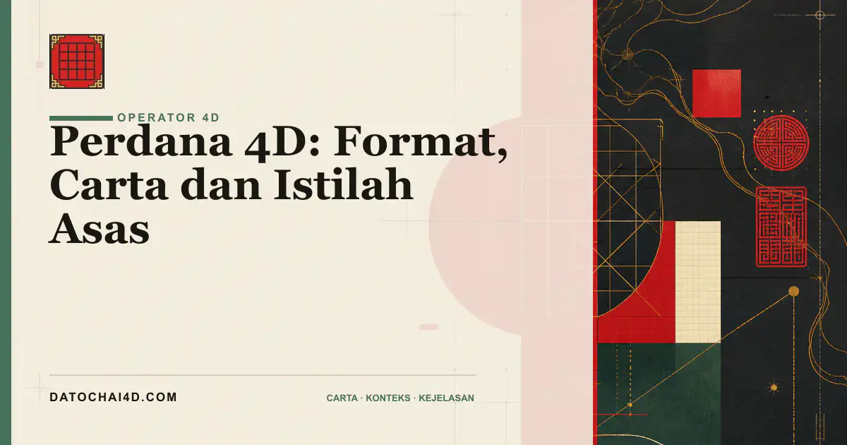 Perdana 4D: Format, Carta dan Istilah Asas