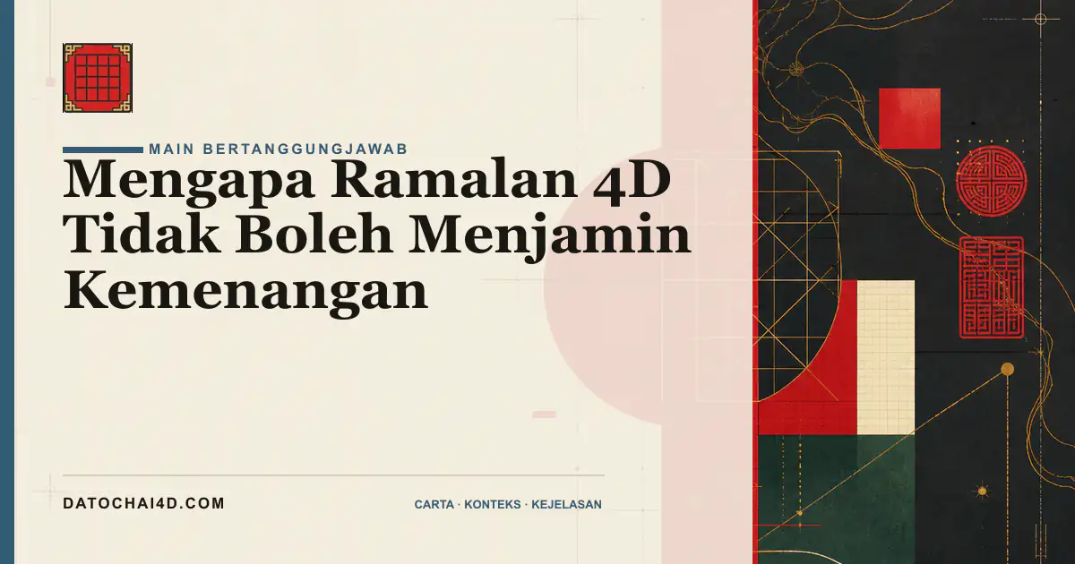 Mengapa Ramalan 4D Tidak Boleh Menjamin Kemenangan